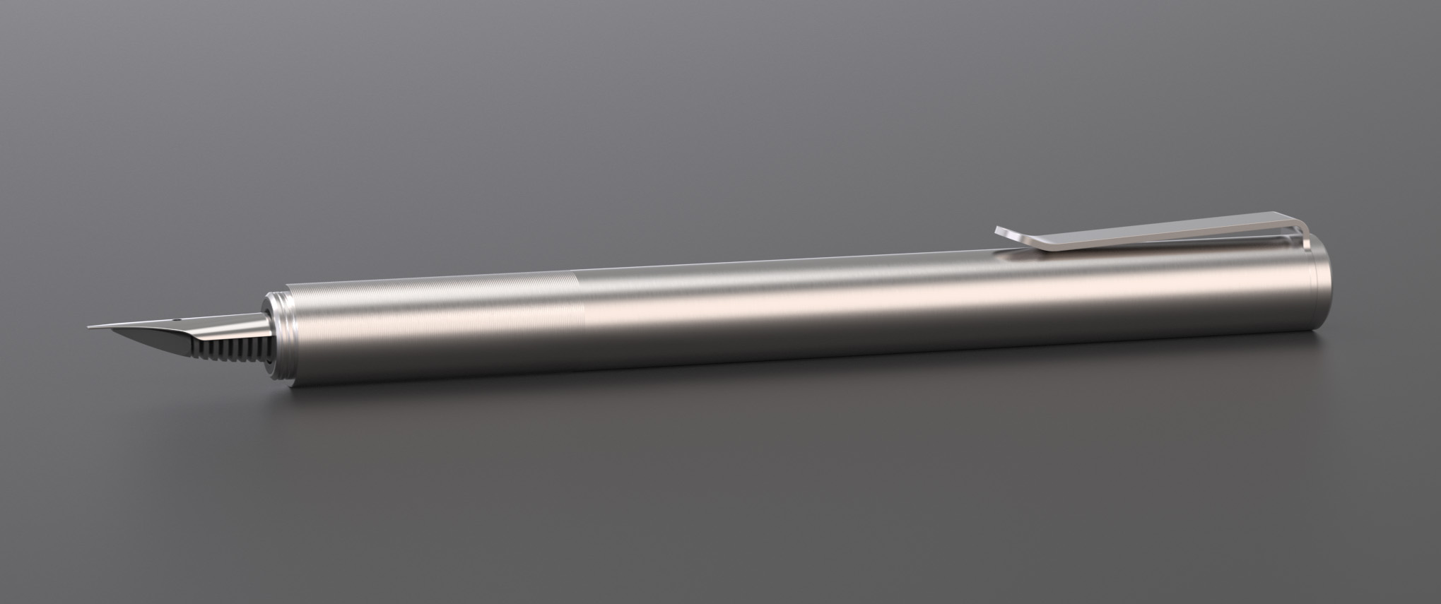 Modern Fuel Fountain Pen - ConceptRender1