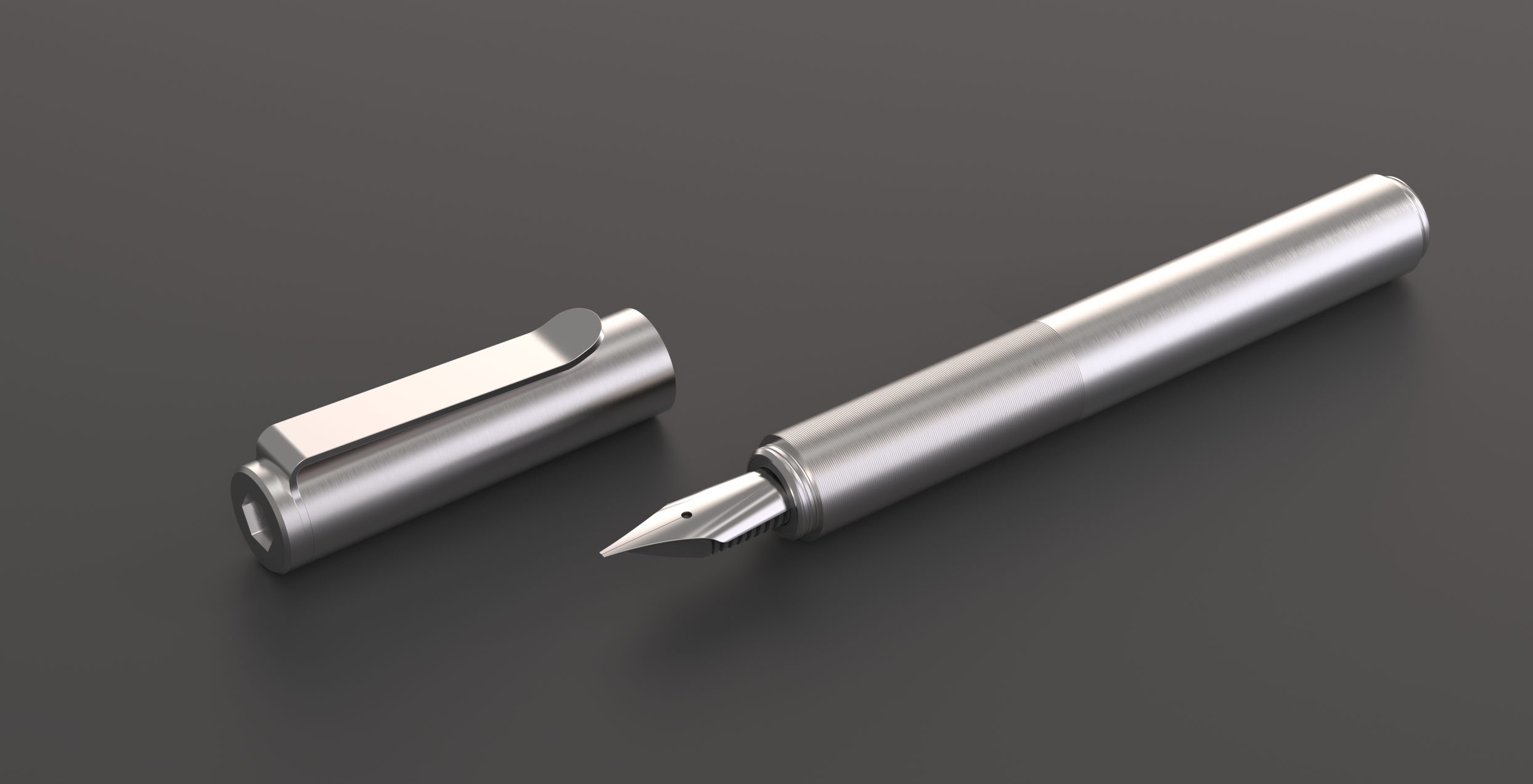 Modern Fuel Fountain Pen - ConceptRender2